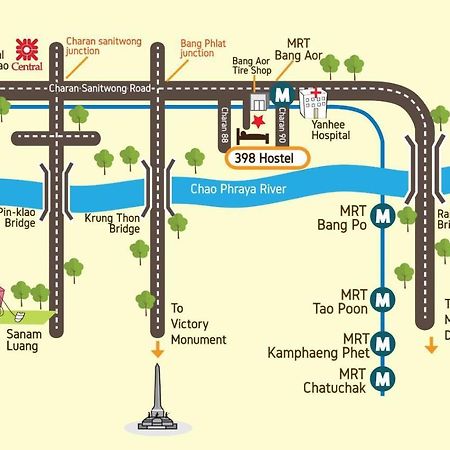 398 Hostel Bangkok Dış mekan fotoğraf