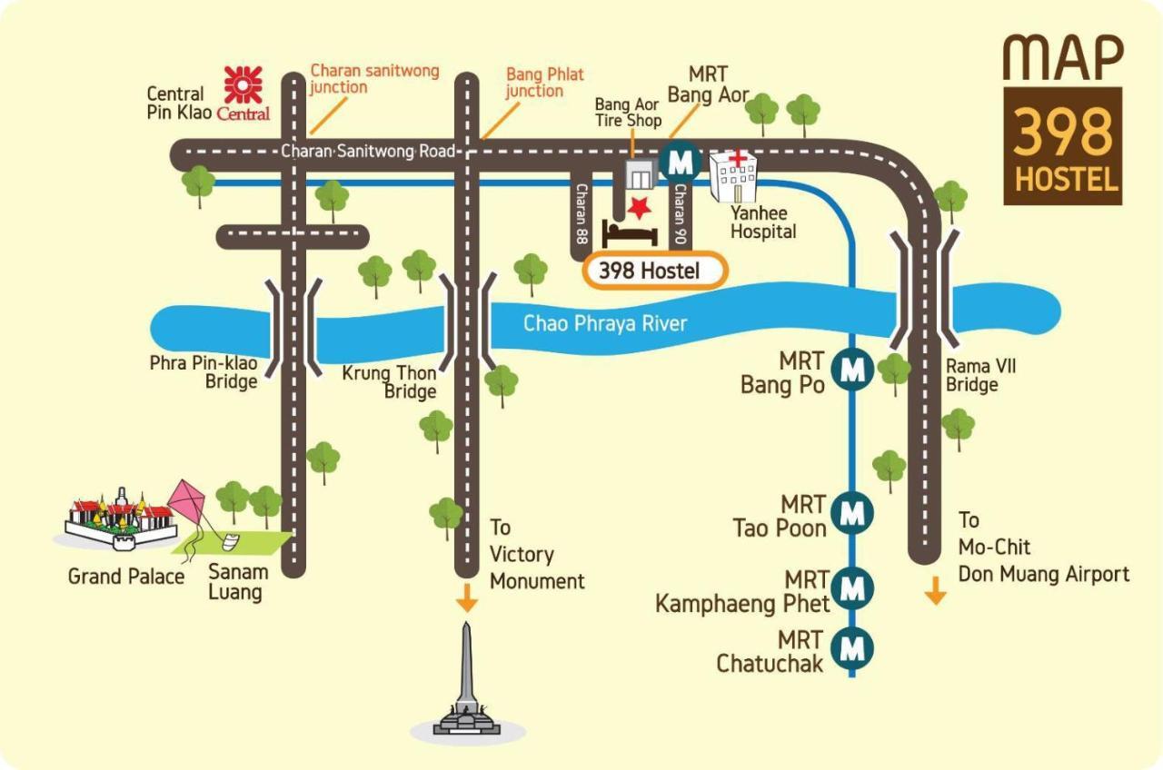 398 Hostel Bangkok Dış mekan fotoğraf